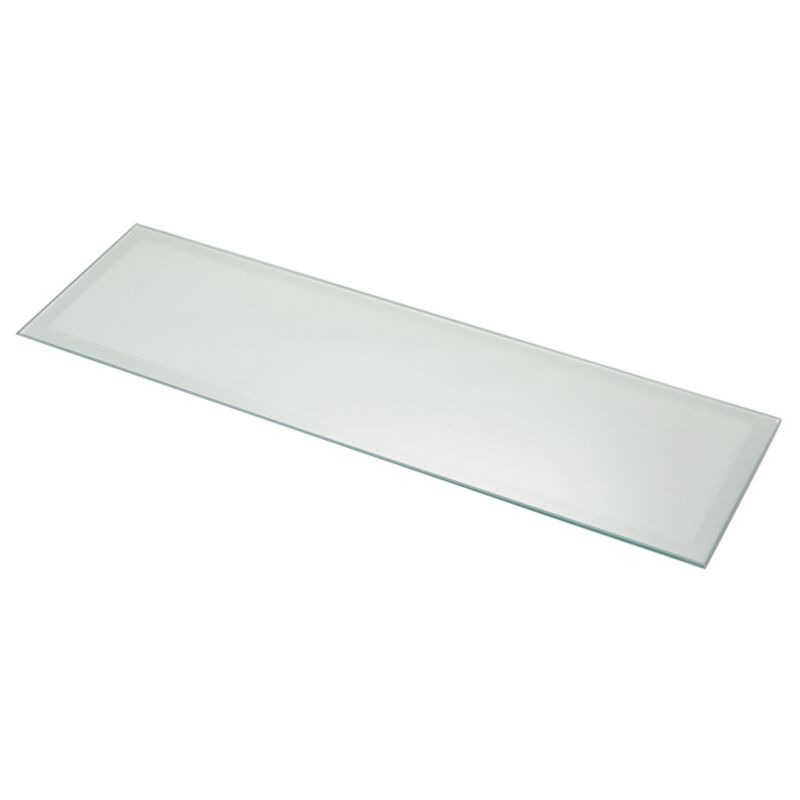 IT Kitchens Large Straight Glass Shelf (L)751mm x (W)220mm x (T)6mm