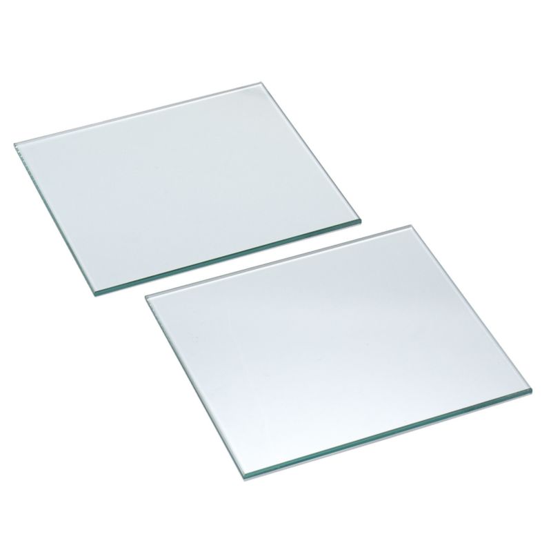 IT Kitchens Glass Shelf x 2 For 300 Cabinet Clear (L)266.5mm x (W)247mm x (T)6mm