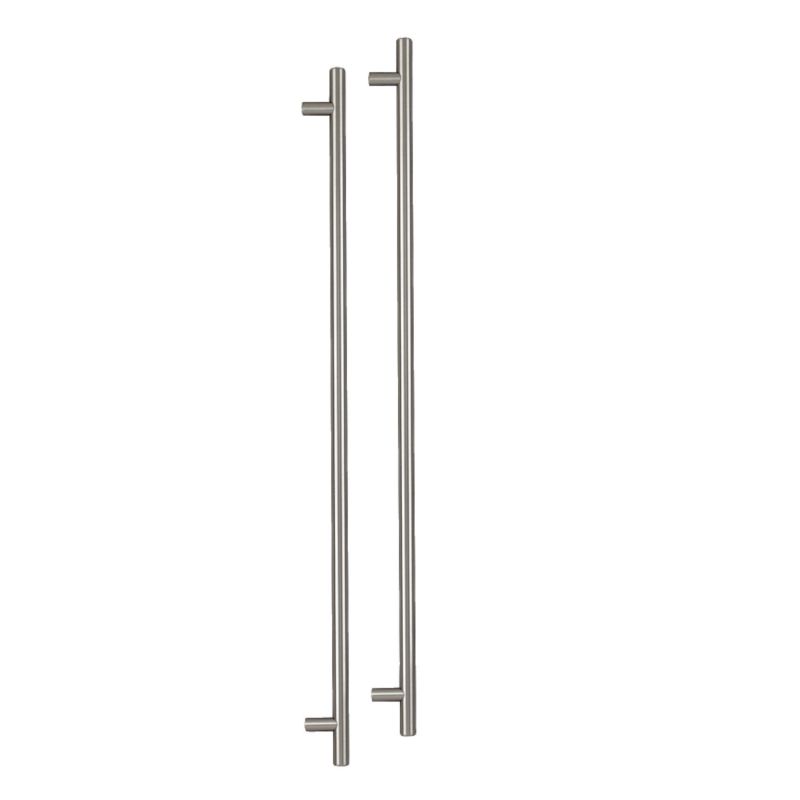 IT Solutions Modern Rod Handles Brushed Nickel Effect 510mm Pack of 2