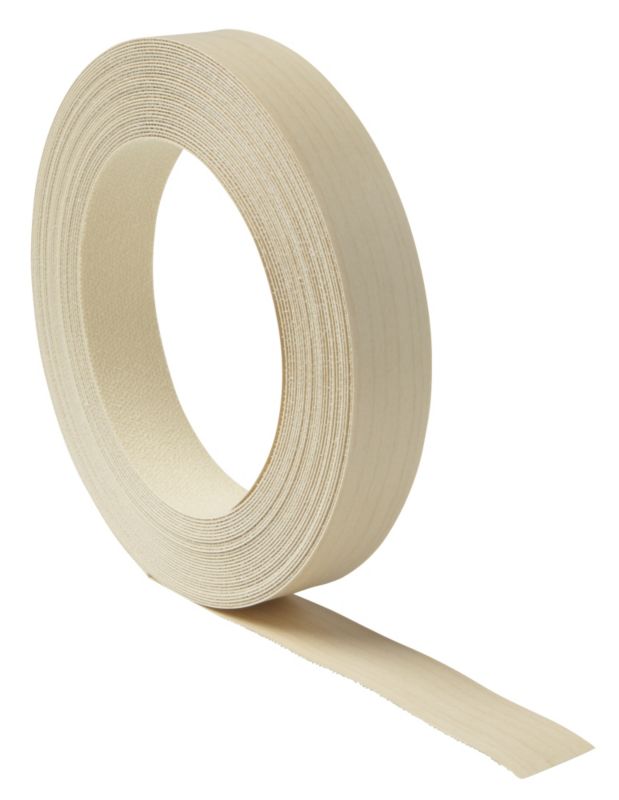 BandQ Iron On Edging Tape Maple Style (L)10m x (W)21mm