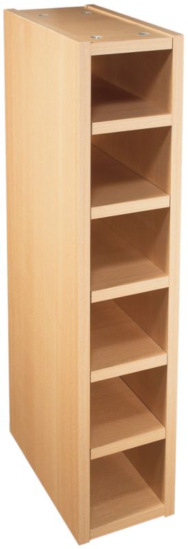 Unbranded IT Kitchens Wine Rack Beech Style (H)720 x (W)150 x (D)290mm