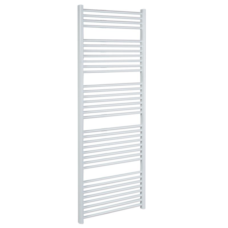 BandQ Ladder Towel Radiator 2398 BTU White (H)1674 x (W)600mm