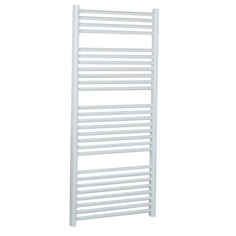 BandQ Ladder Decorative Towel Warmer White (H)1324 x (W)600mm
