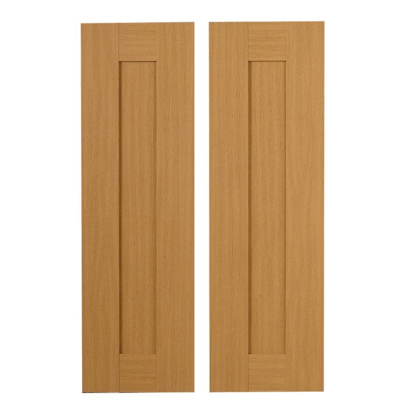 Oak Style Shaker Pack V Wide Larder Door Pack of 2 300mm