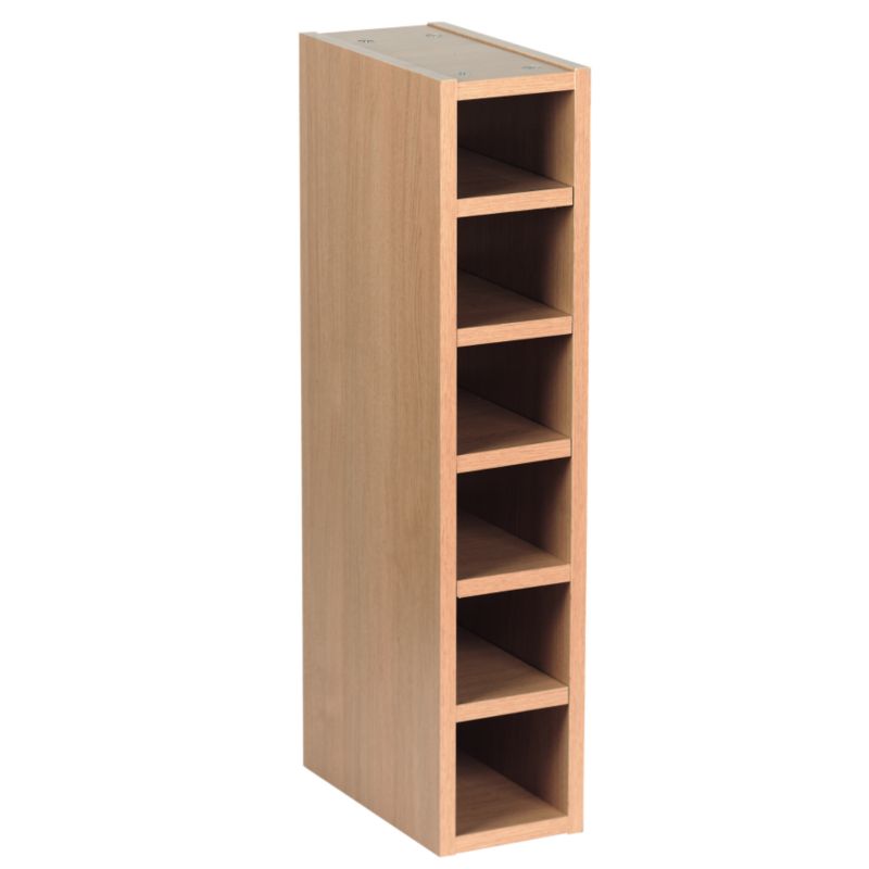 it Kitchens Oak Style Shaker 150mm Wine Rack