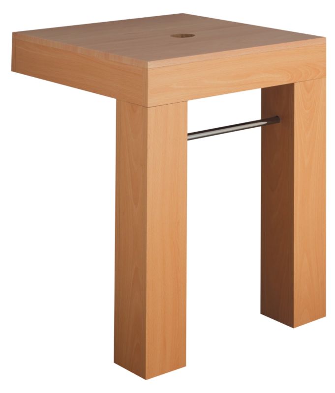 BandQ Twin Leg Unit Beech Effect