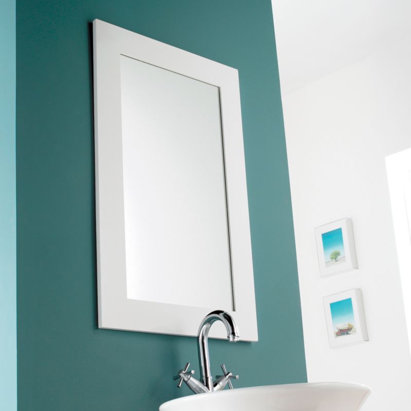 Bathroom Mirror White