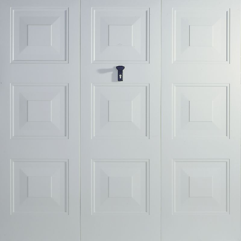 BandQ Boston Door Retractable Plastisol White H198 x W213m