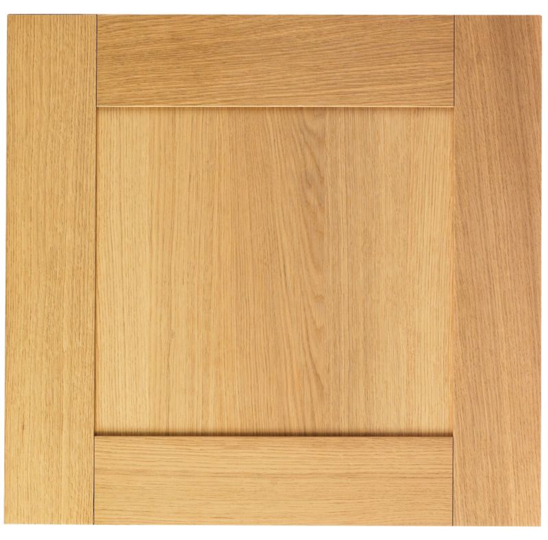 Oak Veneer Shaker Pack J Integrated Dishwasher Door 600mm