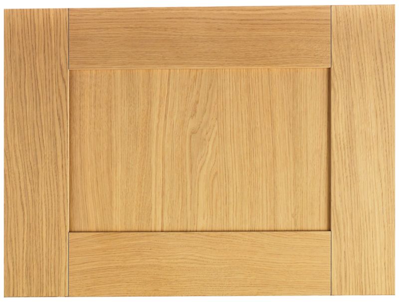 Oak Veneer Shaker Pack K Integrated Extractor Door 600mm