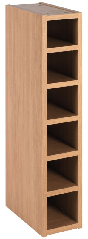 it Kitchens Light Oak Style 150mm Wine Rack