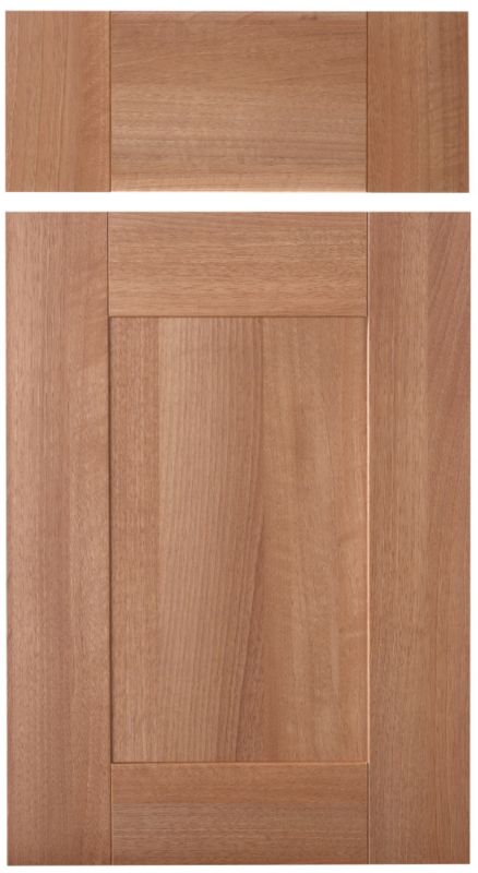 it Kitchens Walnut Style Shaker Pack P Drawerline Door & Drawer Front 400mm
