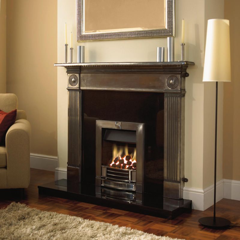 Woodthorpe Polished Cast Iron Surround