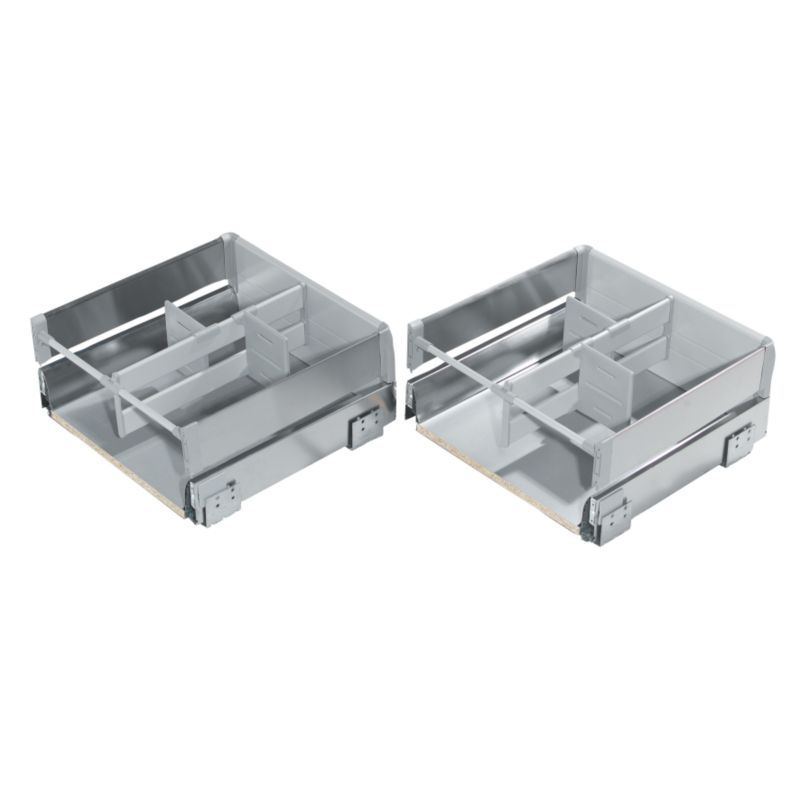 Select Lay-On Pan Drawer Boxes (Pair) (D)500mm