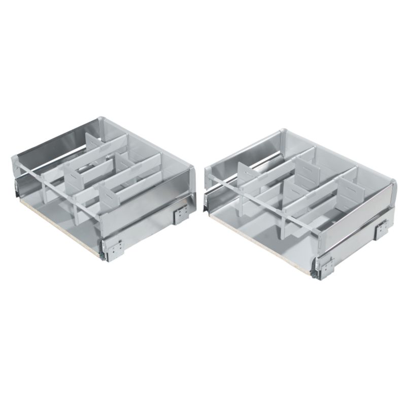 Select Lay-On Pan Drawer Boxes (Pair) (D)600mm