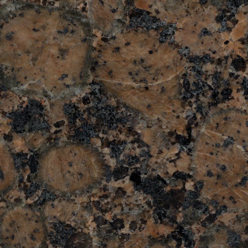 Unbranded Laminate Worktop Baltic Brown Granite Gloss 3000mm