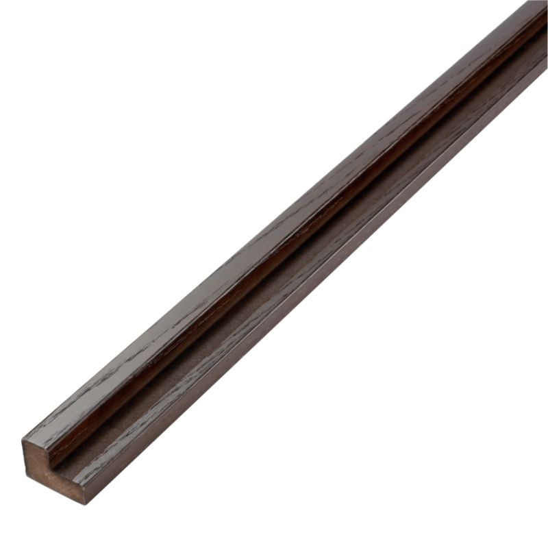 it Kitchens Chocolate Oak Veneer Shaker Pelmet 2400mm