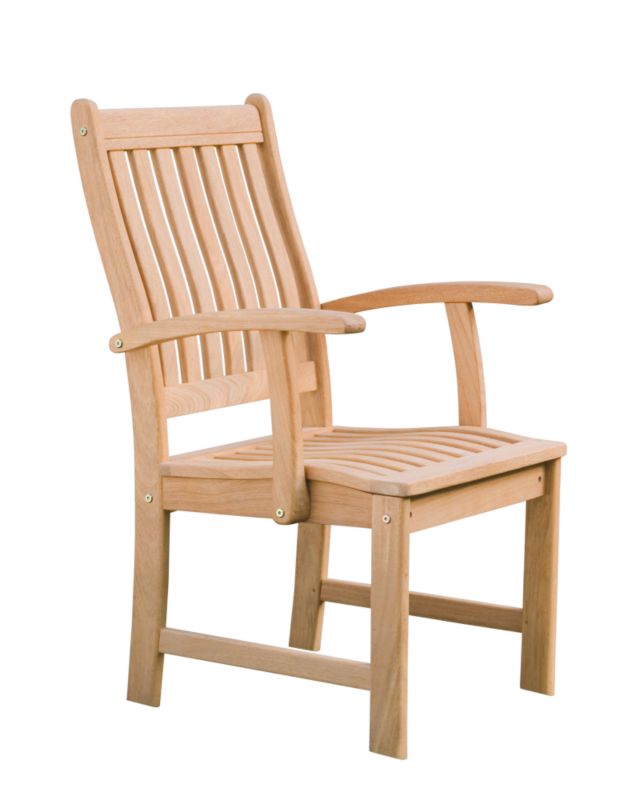 BandQ Outstanding Chilworth Carver Chair Natural Effect