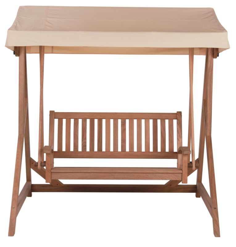 Hardwood gazebo with water-repellent and stain-resistant fabric, Cushions available separately