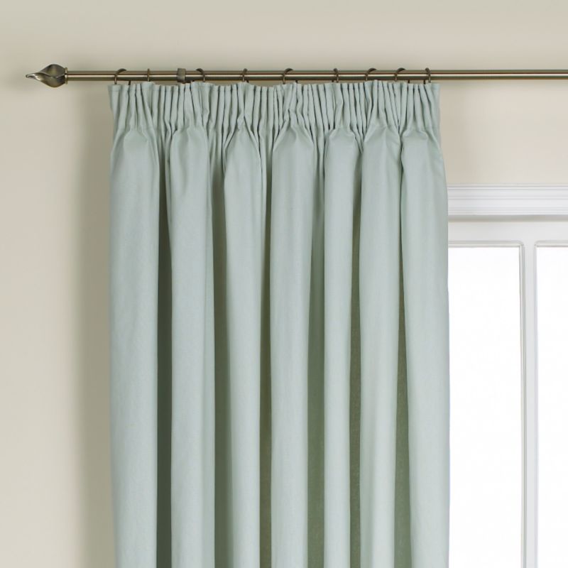 Colours by BandQ Mali Pleated Curtains Duck Egg (W)168cm x (L)183cm