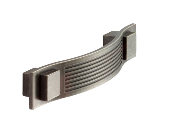 Wide Bow Handle Antique Pewter Effect Pack of 2