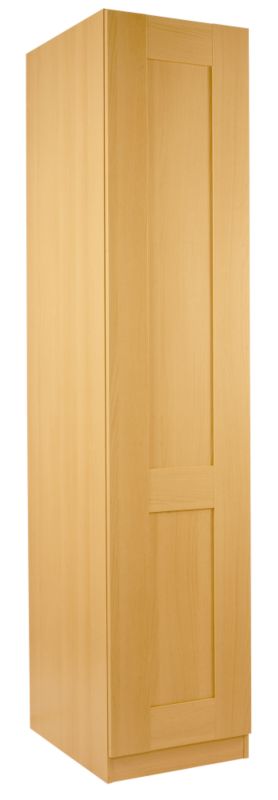 Unbranded Shaker Single Wardrobe Beech