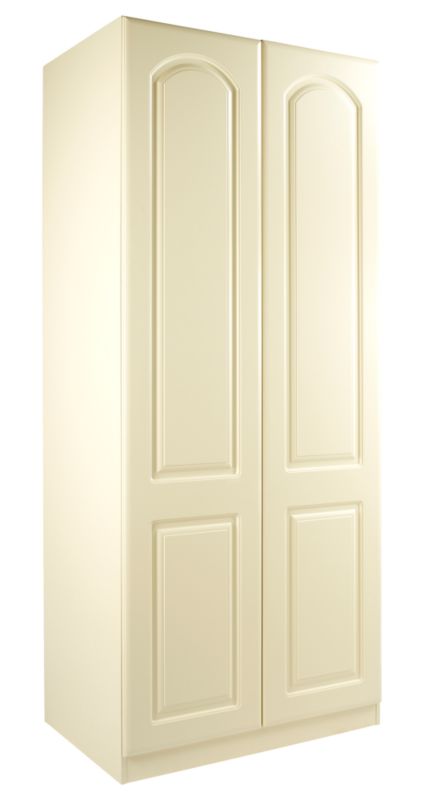 Traditional Double Wardrobe Cream