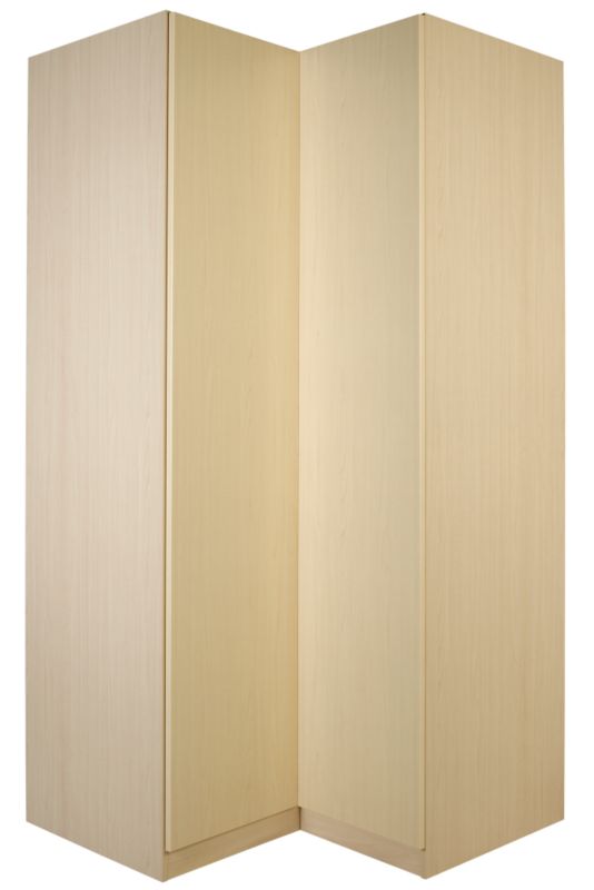 Unbranded Contemporary Corner Wardrobe Maple