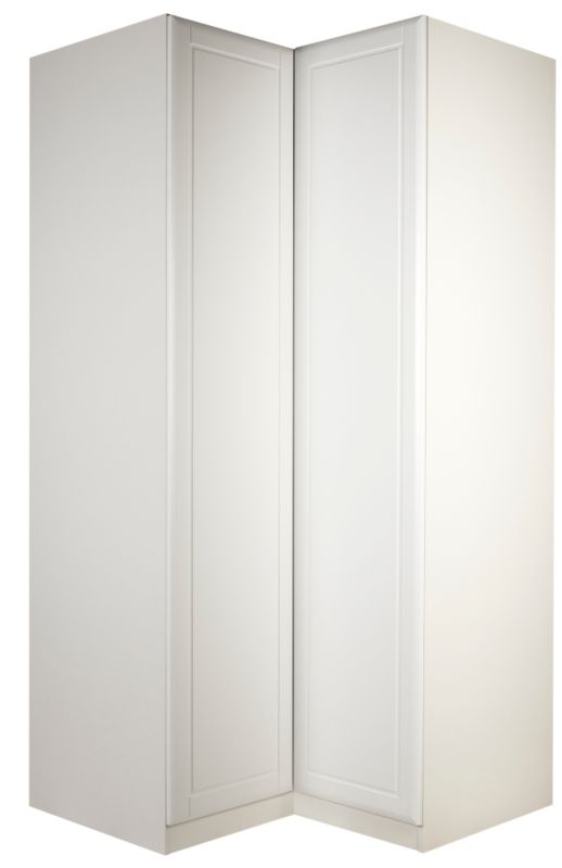 Unbranded Contemporary Corner Wardrobe White