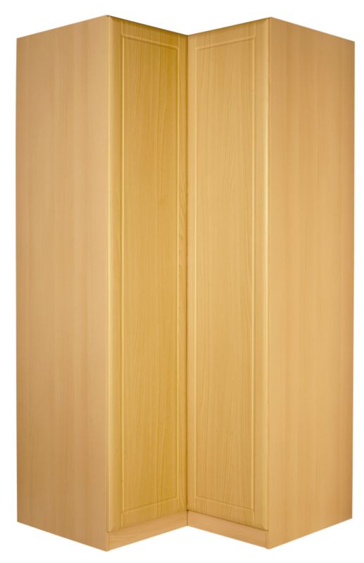 Unbranded Contemporary Corner Wardrobe Beech