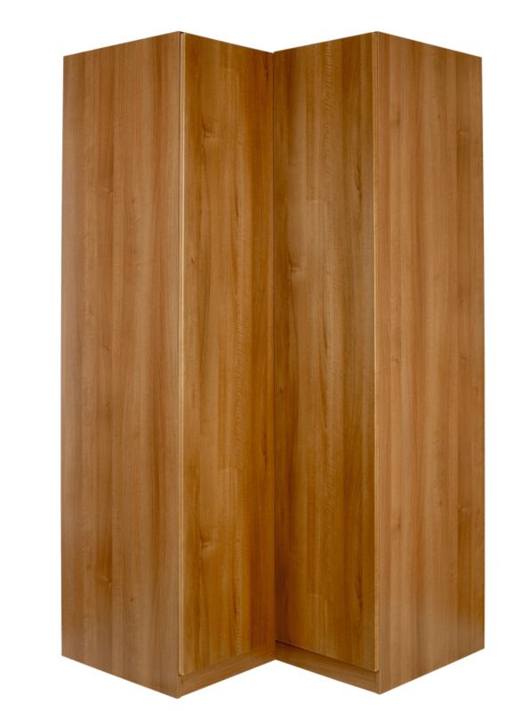 Unbranded Contemporary Corner Wardrobe Walnut