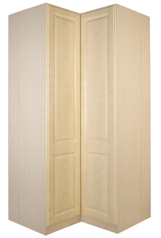 traditional Corner Wardrobe Maple