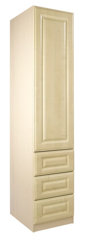 Single Combi Wardrobe Maple