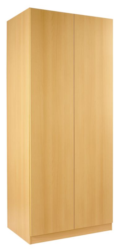 Unbranded BandQ Value Double Wardrobe Beech