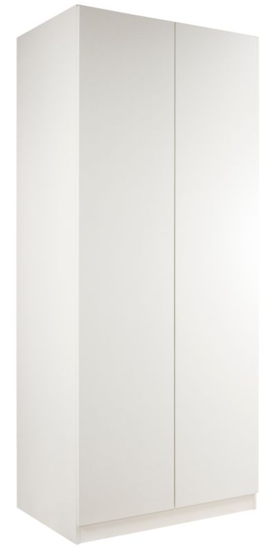 Unbranded BandQ Value Double Wardrobe White