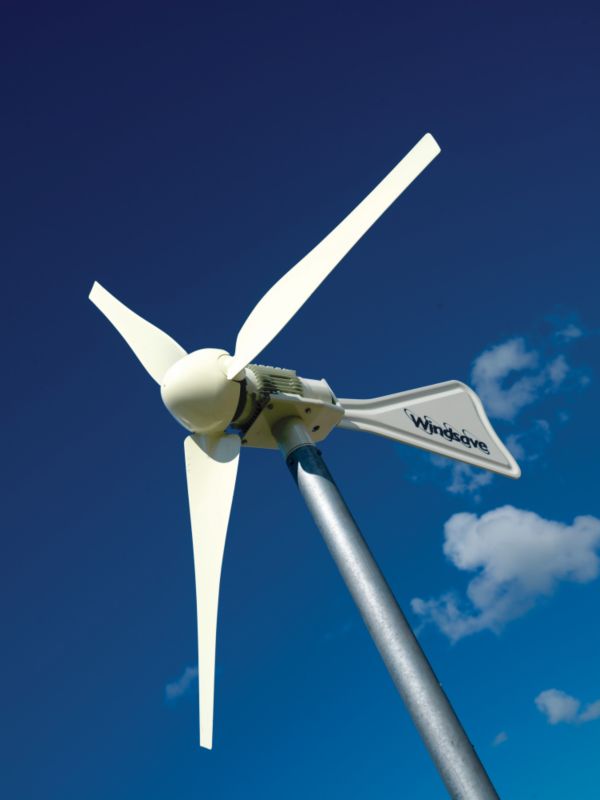 Windsave MicroWind Turbine System WS1200 Grey Installed
