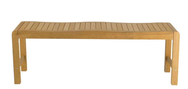 BandQ Peninsula Two Seater Bench Made From FSC Roble Hardwood
