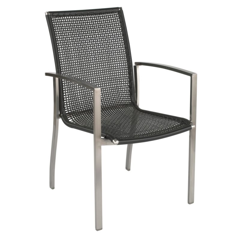 BandQ Soho Dining Chairs Pack Of 2 Black