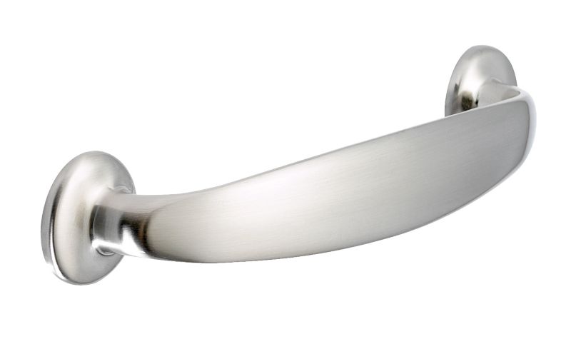 IT Kitchens Bow Foot Handles Pack Of 2 Brushed Nickel Effect