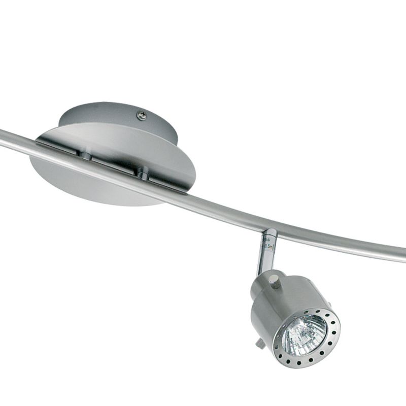 Lambo Halogen Spot Ceiling Lamp SB-4L Nickel Effect