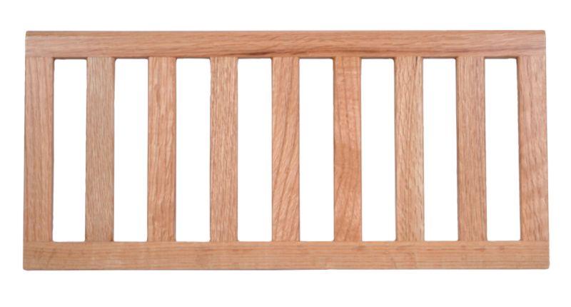 IT Kitchens Solid Oak Slatted Shelf Oak Effect (L)47cm x (W)21cm x (T)1.5cm