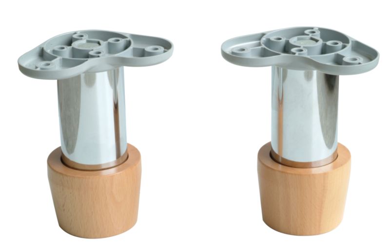 it Kitchens Decorative Legs Chrome Effect