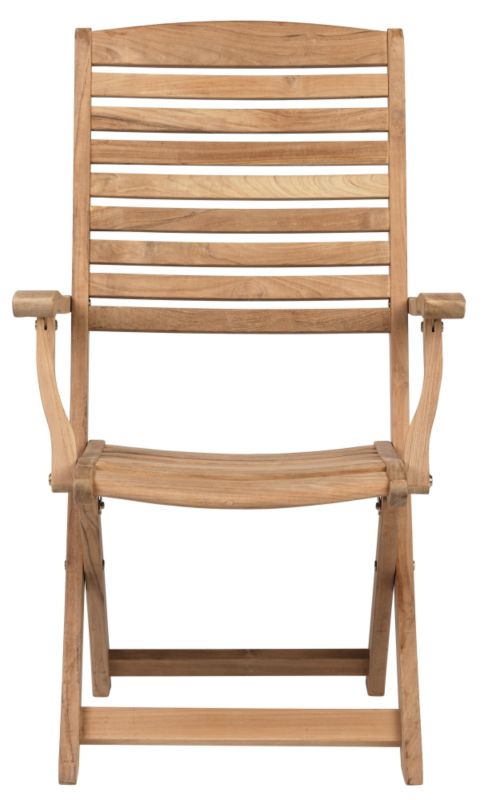 Folds for easy storage, Coordinates with B&amp;Q Windsor round folding dining table, Tropical Forest Trust