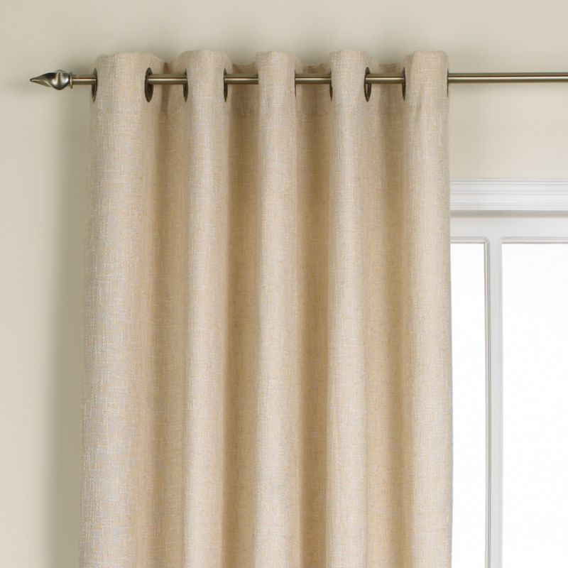 Colours by BandQ Santorini Eyelet Curtain Natural L137cm x W137cm