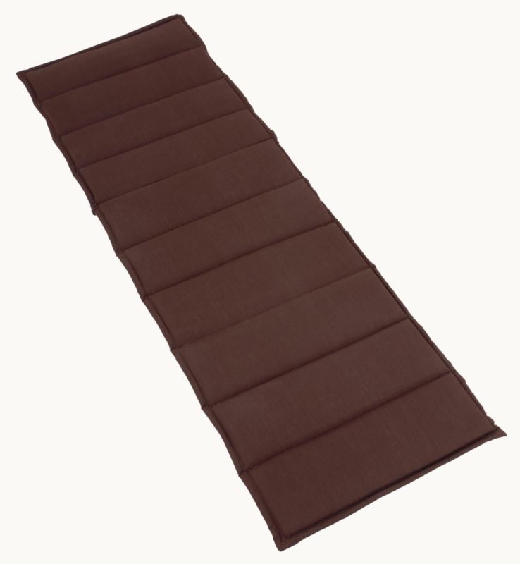 BandQ Outstanding Panama Sunbed Cushion ChocolateNatural