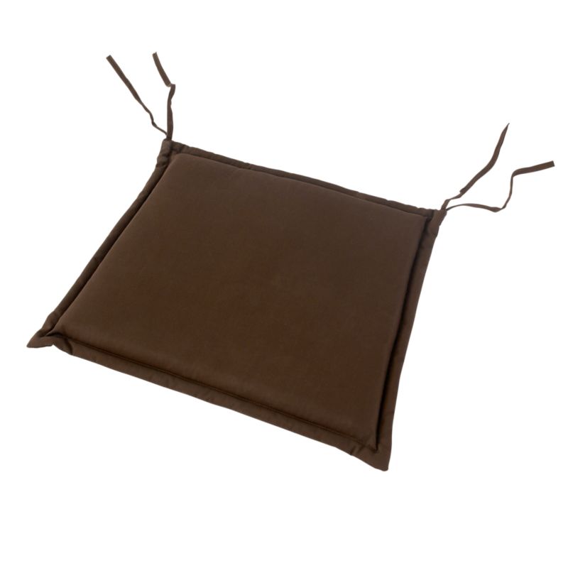 BandQ Peninsula Carver Chair Cushion Chocolate