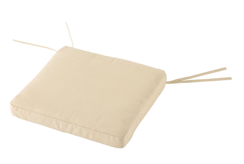 BampQ Cleveland Seat Pad Ecru Pack Of 2