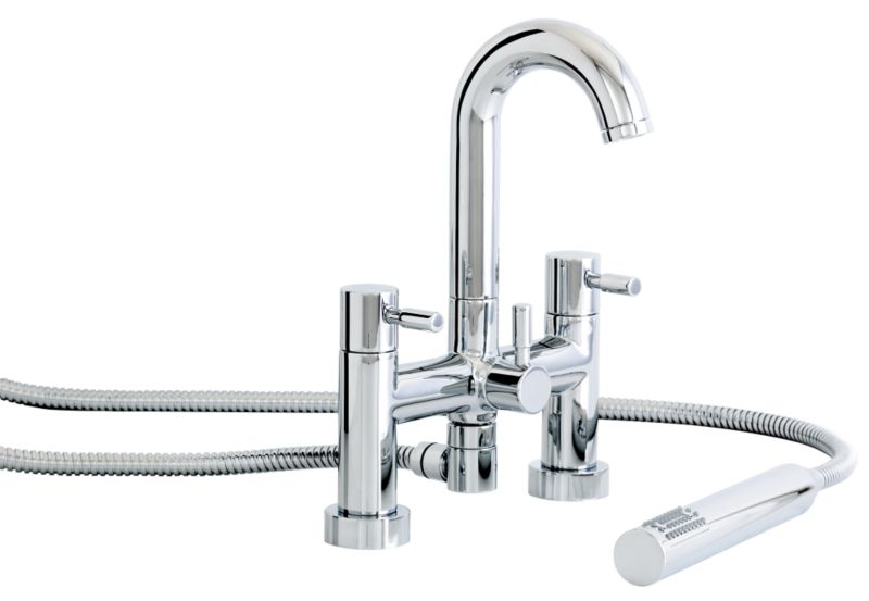 Seattle Bath/Shower Mixer Tap Chrome Effect