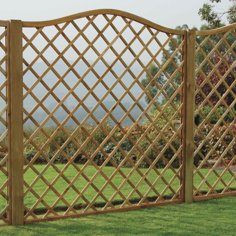 Unbranded Hartlebury Trellis - 5 x (H)1.8m Panels, 6 x (H)2.4m Posts