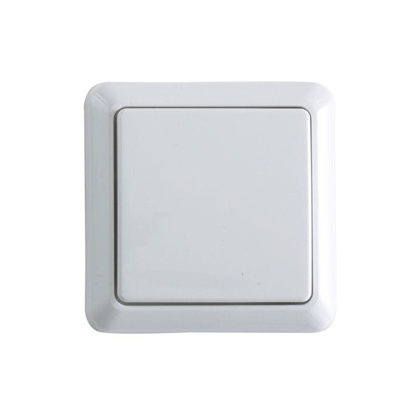 Remote Control 1 Gang Light Switch White
